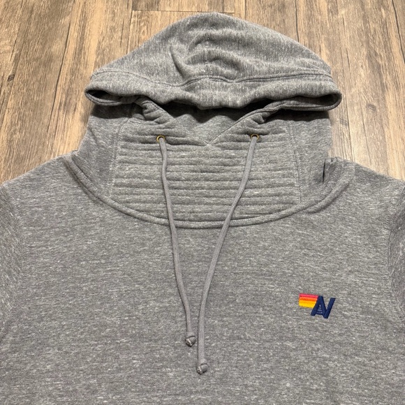 NEW Aviator Nation Ninja Pullover Hoodie in Heather Grey Sweatshirt Dust Bag XL - Picture 10 of 16